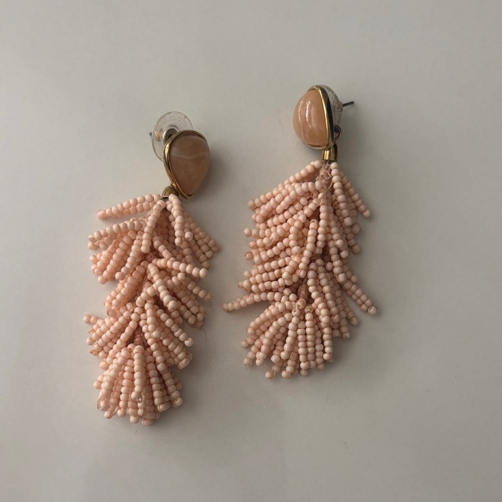 Stella and Dot Riva tassel  light pink tassel